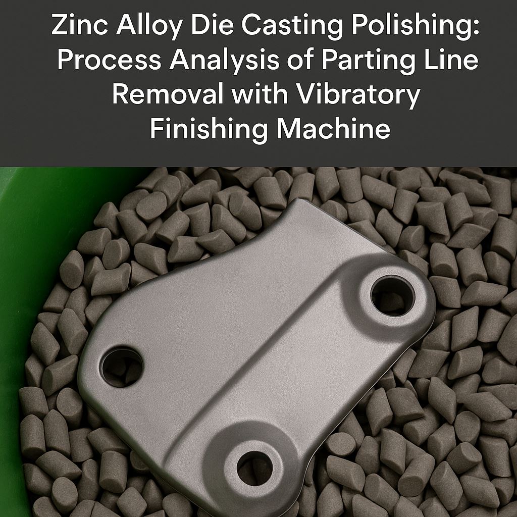 Polissage des alliages de zinc moulés sous pression : analyse du processus de finition par vibration pour l'élimination des lignes de moulage